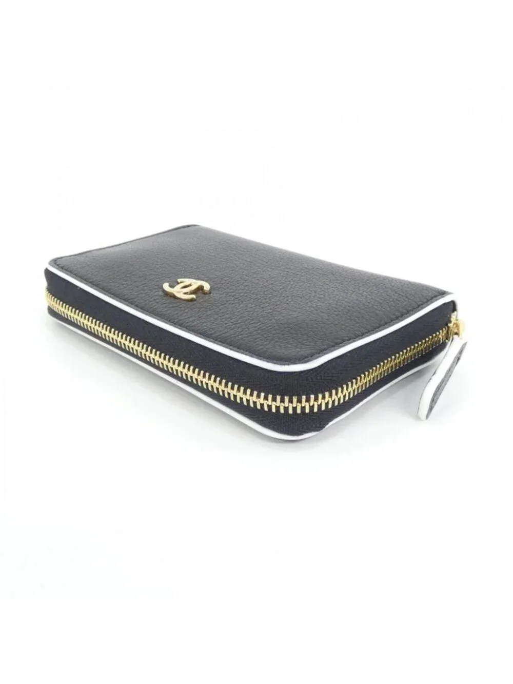 Chanel Coin Case Coin Purse Black